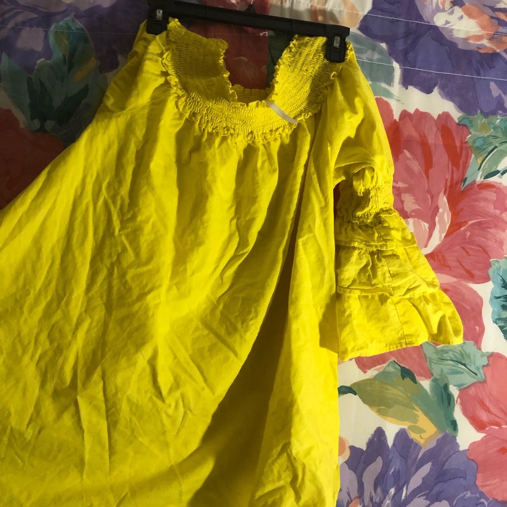 Yellow blouse